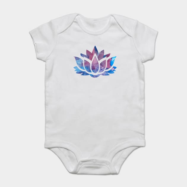 Lotus flower Baby Bodysuit by TheJollyMarten